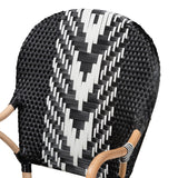 Modern European furniture - Two Toned Weaving Dining Chair - www.oroa.com