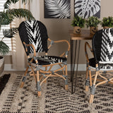 Modern European furniture - Two Toned Weaving Dining Chair - www.oroa.com