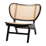 Modern European furniture - Black Mahogany Accent Chair - www.oroa.com