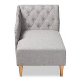 Modern European furniture - Scroll Back Tufted Chaise Lounge - www.oroa.com