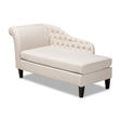 Modern European furniture - Tufted Fabric Chaise Lounge - www.oroa.com