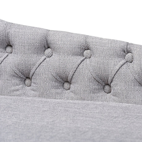 Modern European furniture - Tufted Fabric Chaise Lounge - www.oroa.com