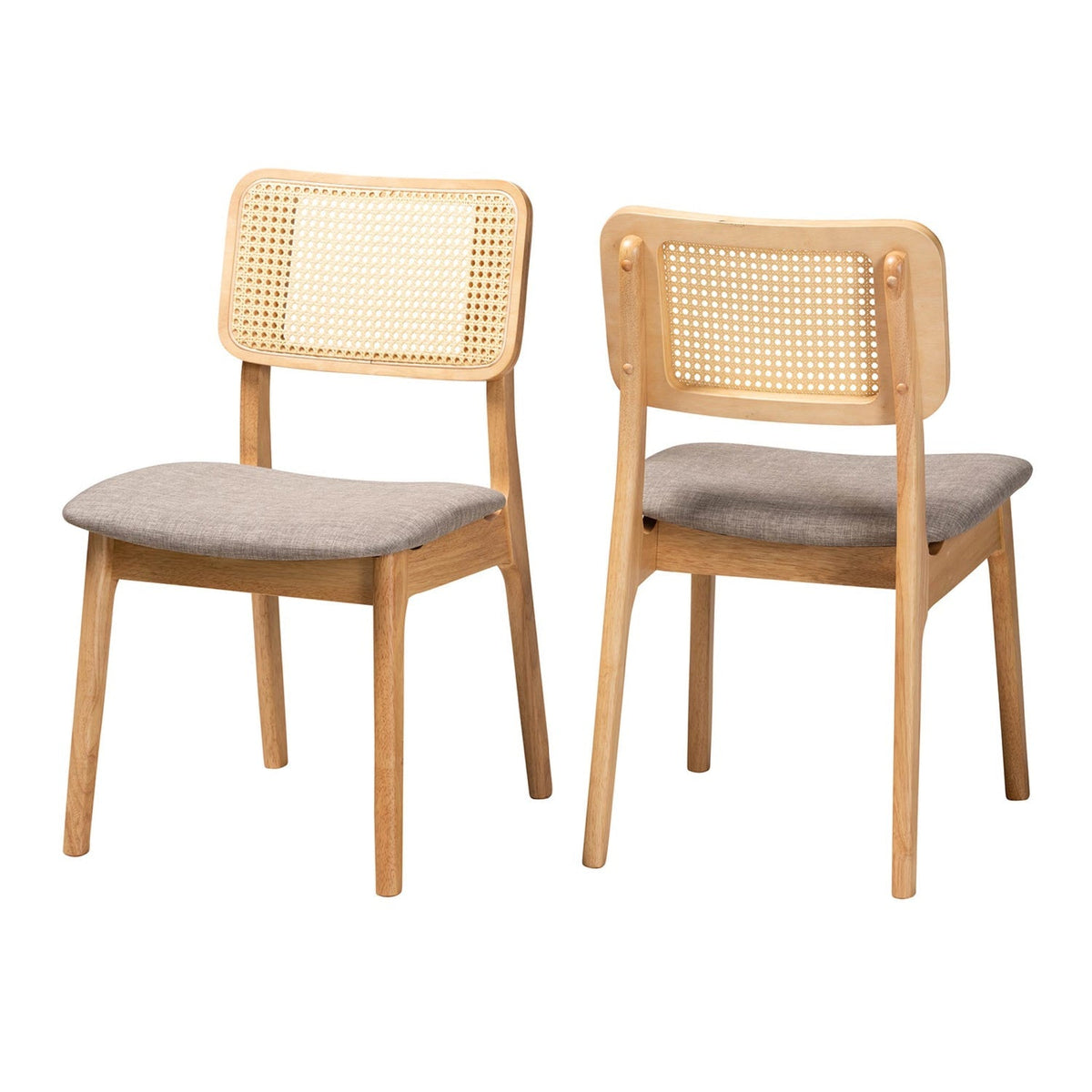 Modern European furniture - Woven Rattan Back Dining Chairs 2 - www.oroa.com