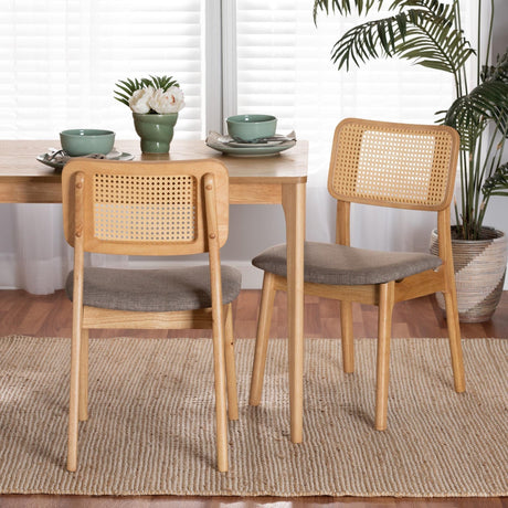 Modern European furniture - Woven Rattan Back Dining Chairs 2 - www.oroa.com