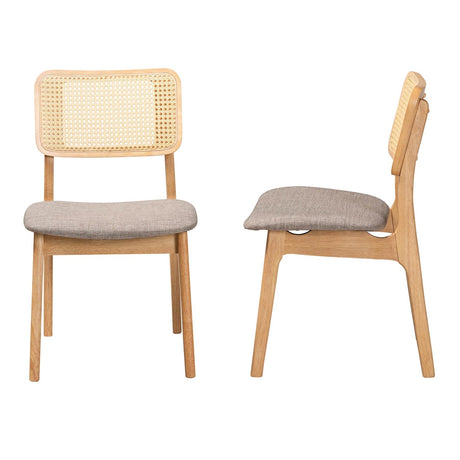 Modern European furniture - Woven Rattan Back Dining Chairs 2 - www.oroa.com