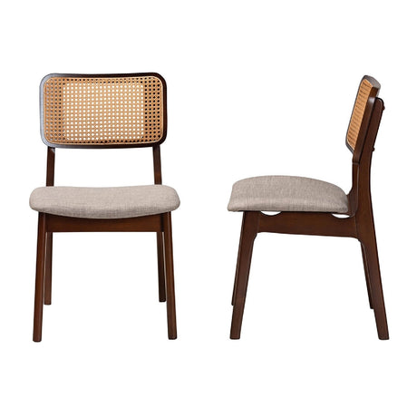 Modern European furniture - Woven Rattan Back Dining Chairs 2 - www.oroa.com
