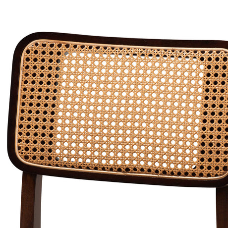 Modern European furniture - Woven Rattan Back Dining Chairs 2 - www.oroa.com