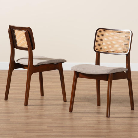 Modern European furniture - Woven Rattan Back Dining Chairs 2 - www.oroa.com
