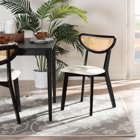 Modern European furniture - Crescent Rattan Back Dining Chairs 2 - www.oroa.com