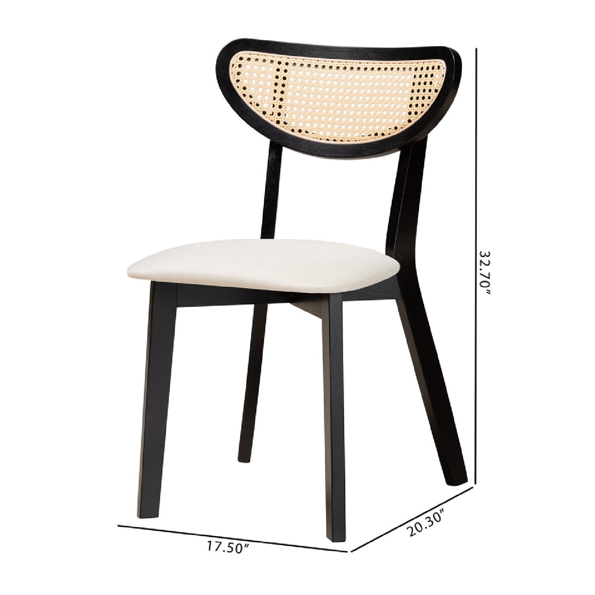 Modern European furniture - Crescent Rattan Back Dining Chairs 2 - www.oroa.com