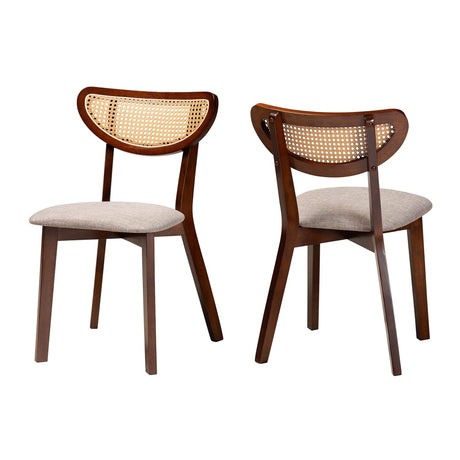 Modern European furniture - Crescent Rattan Back Dining Chairs 2 - www.oroa.com