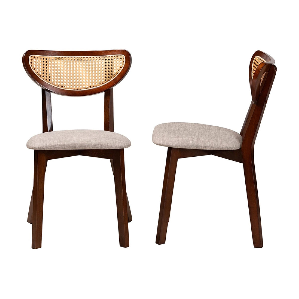 Modern European furniture - Crescent Rattan Back Dining Chairs 2 - www.oroa.com