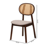 Modern European furniture - Mid Century Padded Wooden Dining Chairs 2 - www.oroa.com