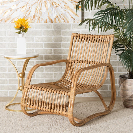 Modern European furniture - Openwork Rattan Accent Chair |- www.oroa.com