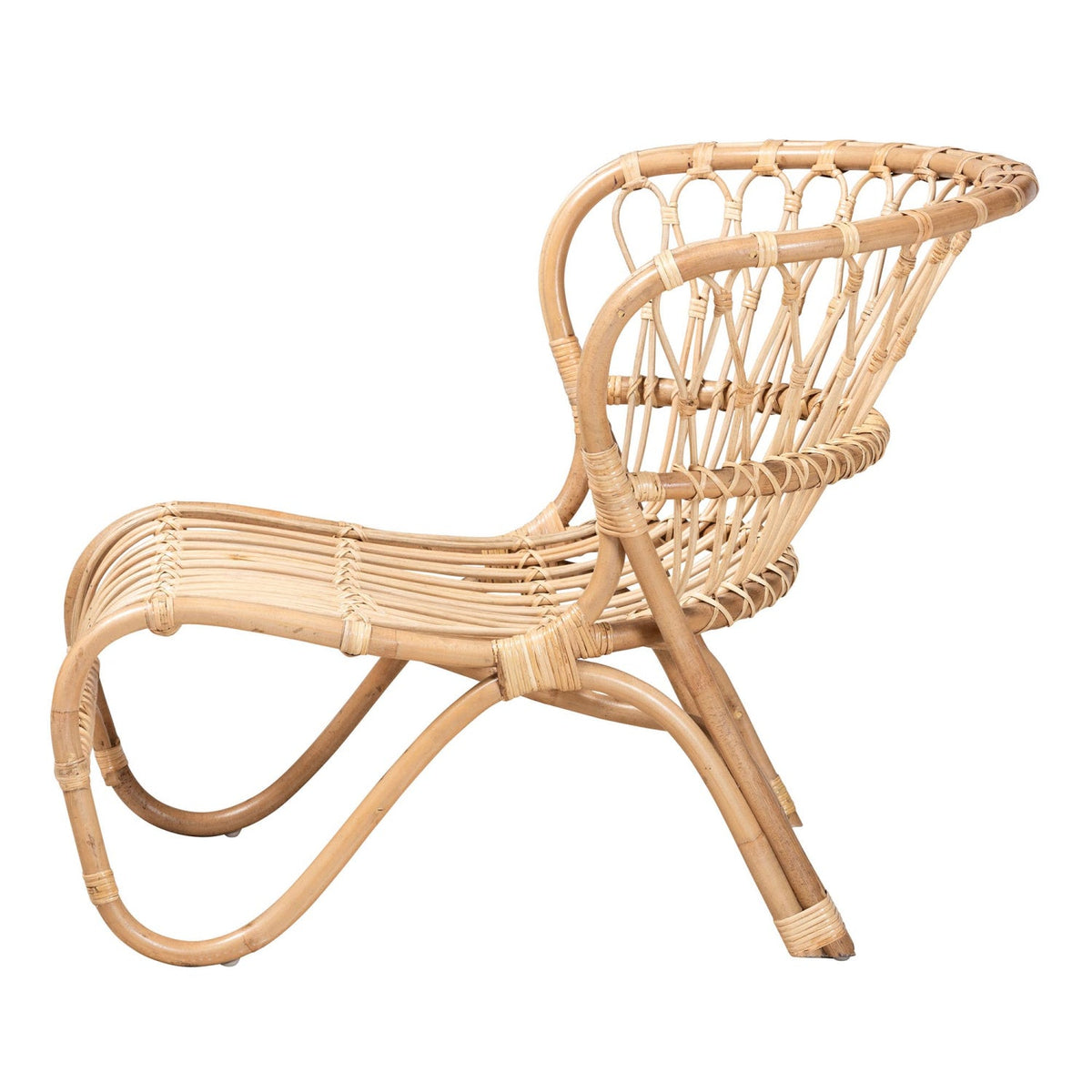 Modern European furniture - Rattan Openwork Accent Chair - www.oroa.com