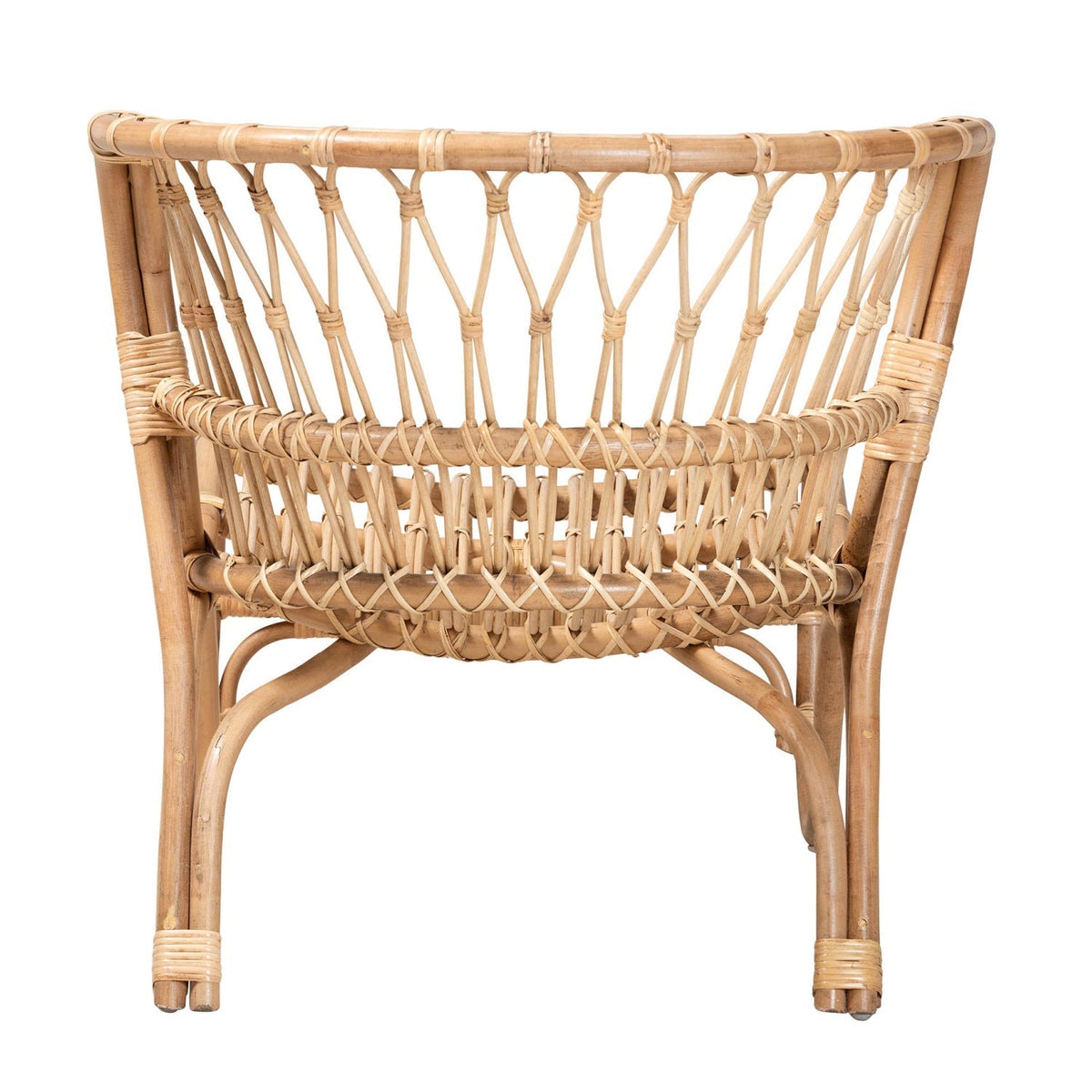 Modern European furniture - Rattan Openwork Accent Chair - www.oroa.com