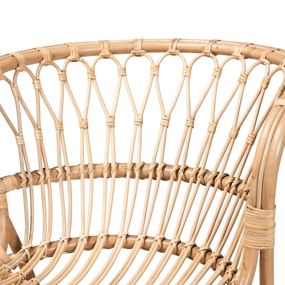 Modern European furniture - Rattan Openwork Accent Chair - www.oroa.com