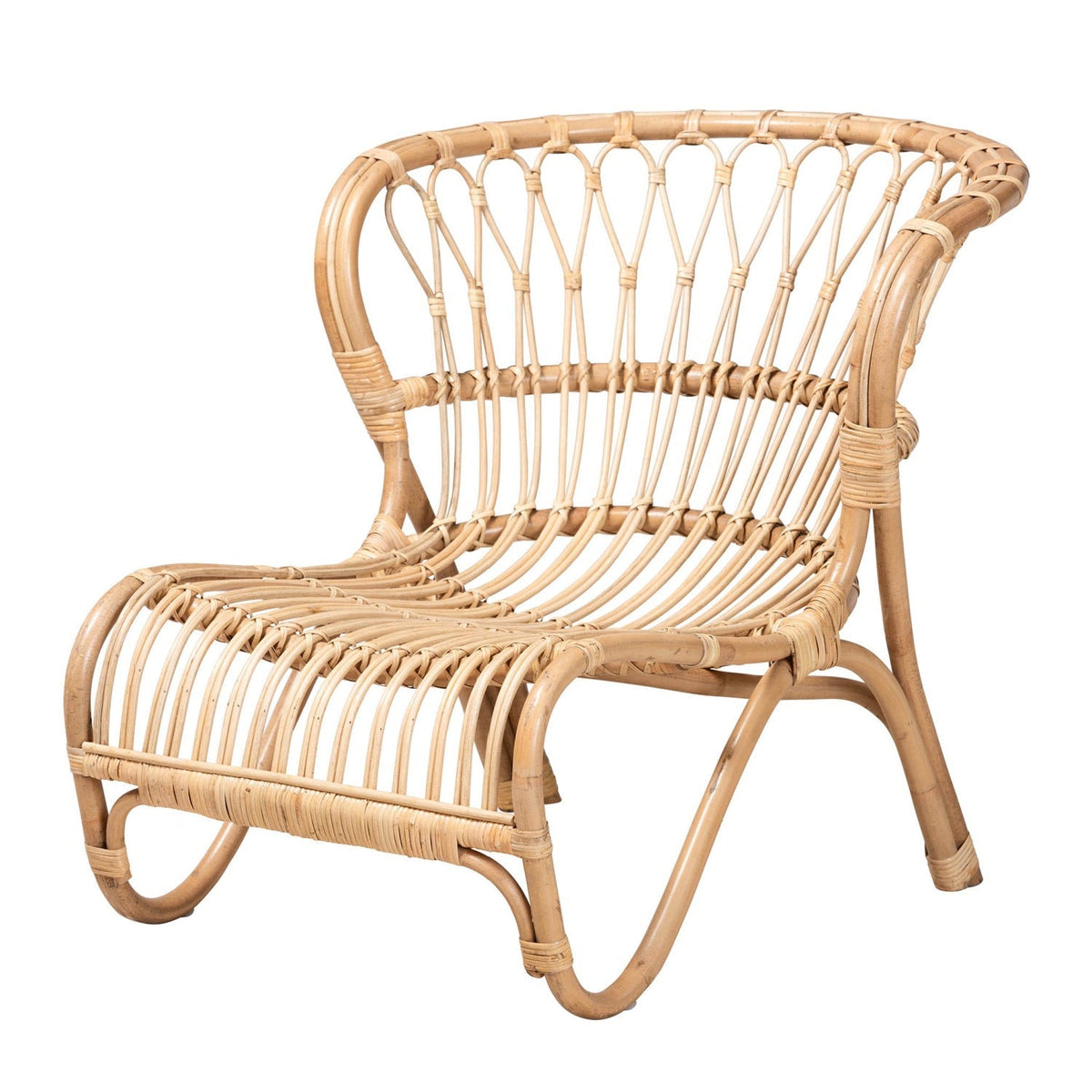Modern European furniture - Rattan Openwork Accent Chair - www.oroa.com