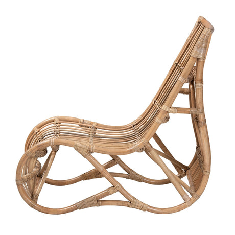 Modern European furniture - Rattan High Back Lounge Chair - www.oroa.com