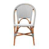 Contract furniture - Two Toned Weaving Indoor Outdoor Bistro Chair - www.oroatrade.com