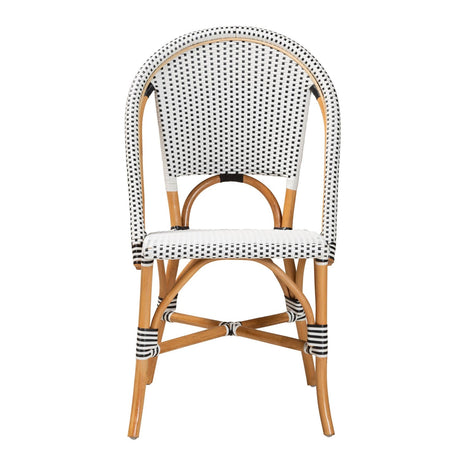 Contract furniture - White Weaving Indoor Outdoor Bistro Chair - www.oroatrade.com