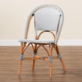 Contract furniture - Two Toned Weaving Indoor Outdoor Bistro Chair - www.oroatrade.com