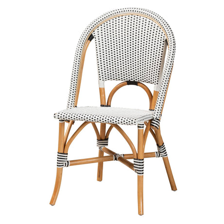 Contract furniture - White Weaving Indoor Outdoor Bistro Chair - www.oroatrade.com