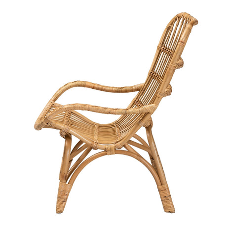 Modern European furniture - Rattan Modern Bohemian Lounge Chair - www.oroa.com