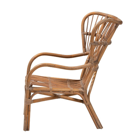 Modern European furniture - Rattan Rods Antique Lounge Chair - www.oroa.com