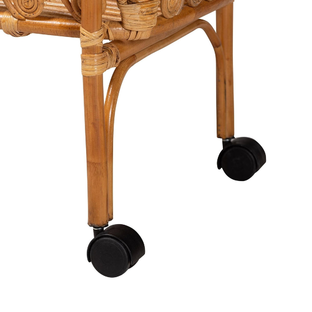 Modern European furniture - Natural Rattan Kitchen Cart - www.oroa.com