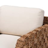 Modern European furniture - Woven Seagrass Bohemian Lounge Chair - www.oroa.com
