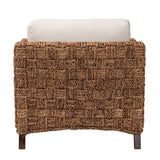 Modern European furniture - Woven Seagrass Bohemian Lounge Chair - www.oroa.com