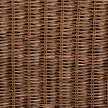 Modern European furniture - Scalloped Skirt Rattan Lounge Chair - www.oroa.com