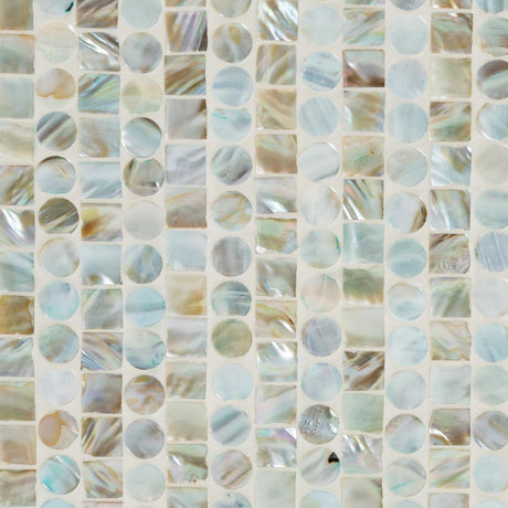 Modern European furniture - Multicolored Mother Of Pearl Cabinet - www.oroa.com
