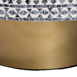 Modern European furniture - Mosaic Capiz Shell Coffee Table - www.oroa.com