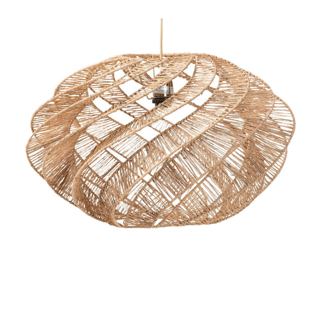 Modern European furniture - Jute Spiral Pendant Lamp - www.oroa.com
