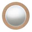 Modern European furniture - Woven Rope Round Mirror - www.oroa.com