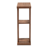 Modern European furniture - Walnut Angular Console Table - www.oroa.com