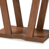 Modern European furniture - Walnut Angular Console Table - www.oroa.com