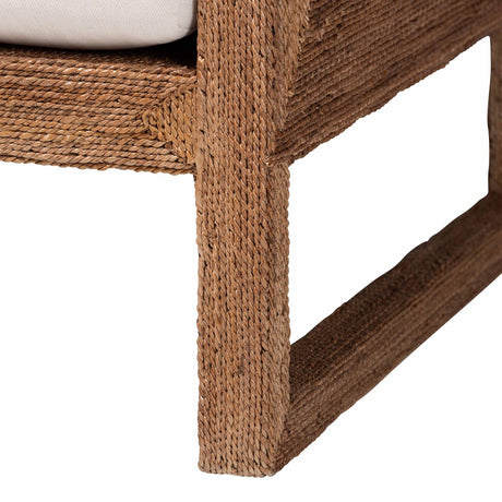 Modern European furniture - Bleached Seagrass Accent Chair - www.oroa.com