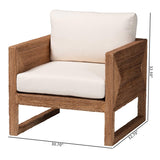 Modern European furniture - Bleached Seagrass Accent Chair - www.oroa.com