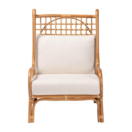 Modern European furniture - Lattice Rattan Accent Chair - www.oroa.com