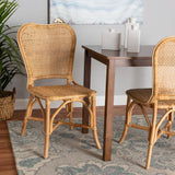 Contract furniture - Natural Rattan Dining Chair - www.oroatrade.com