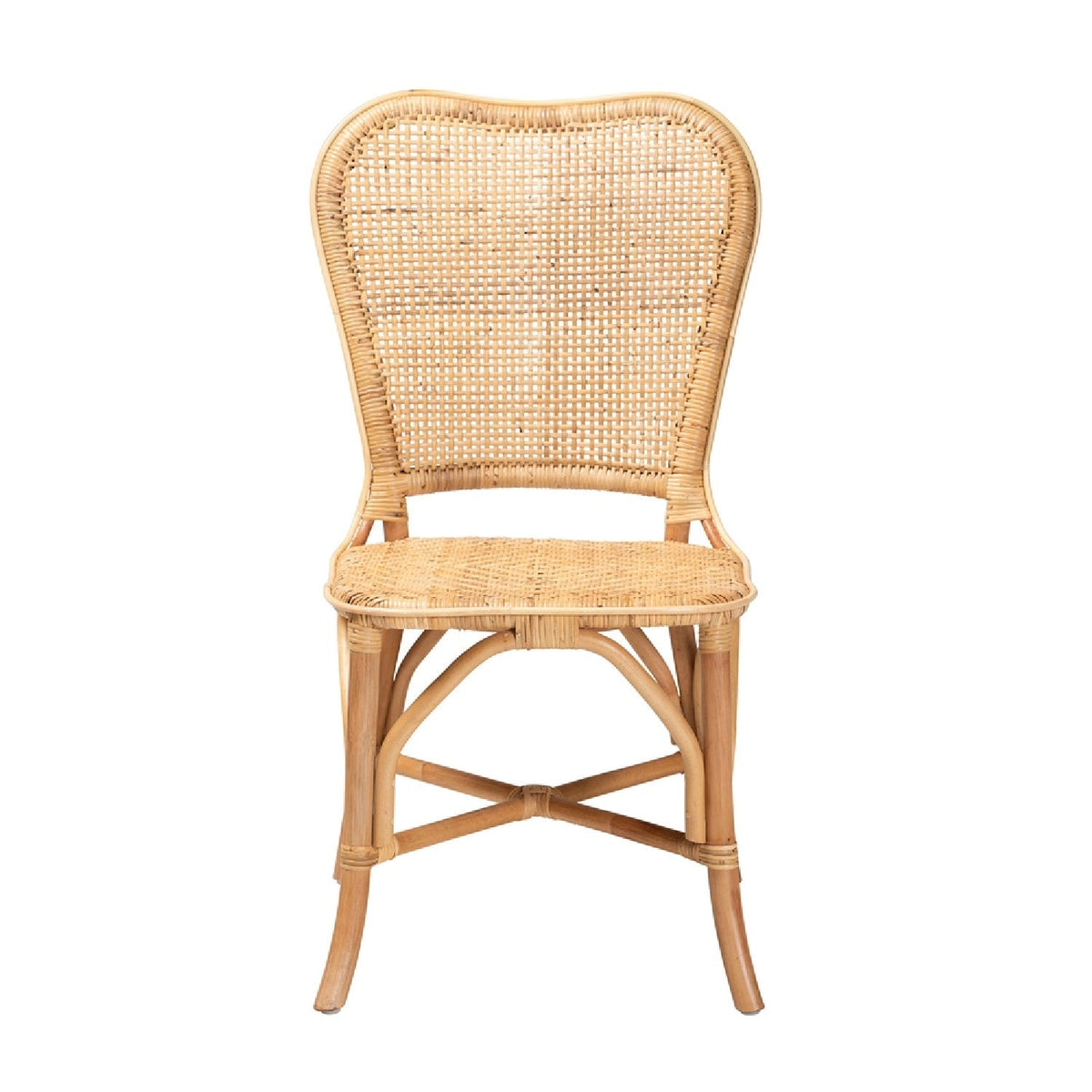 Contract furniture - Natural Rattan Dining Chair - www.oroatrade.com
