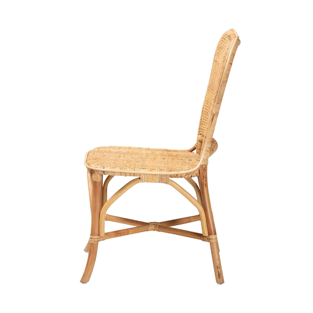 Contract furniture - Natural Rattan Dining Chair - www.oroatrade.com