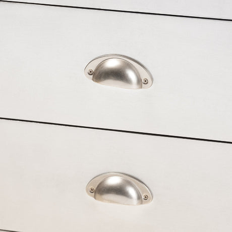 Modern European furniture - Silver Industrial Storage Cabinet - www.oroa.com