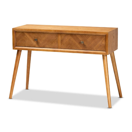 Modern European furniture - Wooden 2 Drawer Console Table - www.oroa.com