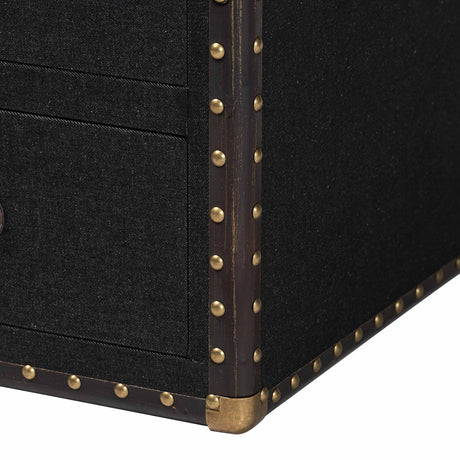 Modern European furniture - Vintage 3 Drawer End Table - www.oroa.com