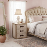 Modern European furniture - Vintage 3 Drawer End Table - www.oroa.com