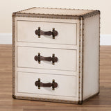 Modern European furniture - Vintage 3 Drawer End Table - www.oroa.com